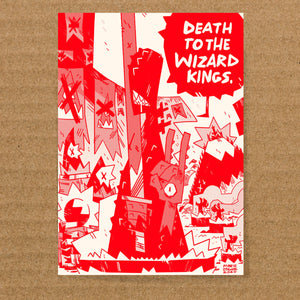 DAGGER DAGGER! Death To the Wizard Kings Riso Print
